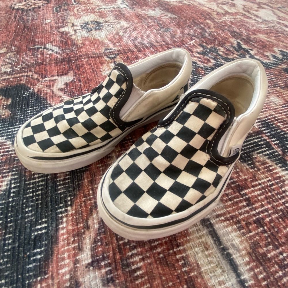 Toddler Classic Checkered Vans